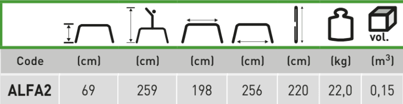 Aluminium folding work platform ALFA2 - Image 5
