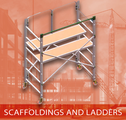 scaffoldings and ladders